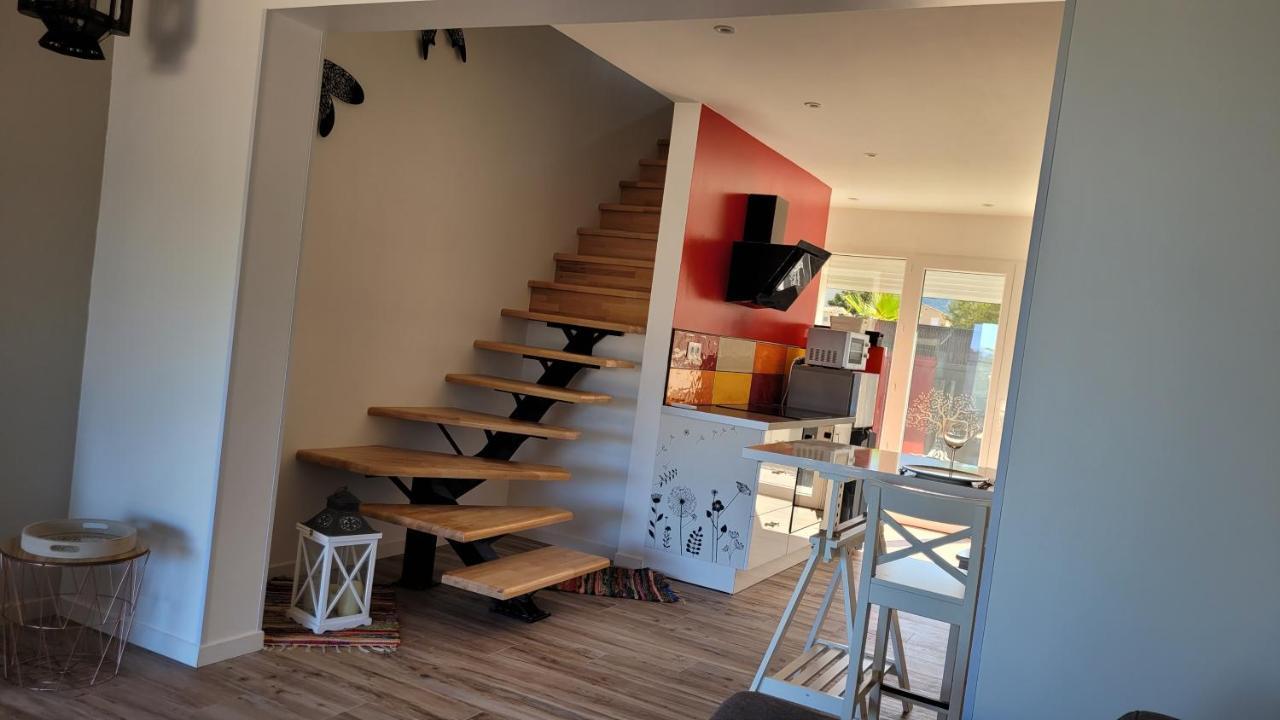 Gite Du Soleil Maison Lumineuse Avec Terrasse Solarium Parking Prive Sorède Exteriér fotografie